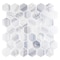 Andova Tiles SAMPLE- Rochelle 2 in. Hex Glass Mosaic Wall Tile SAM-ANDROC1004 - alternate 1
